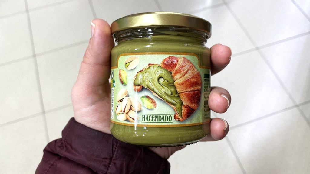 Crema de pistacho Mercadona