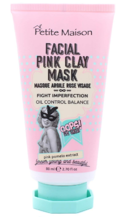 mascarilla facial con arcilla Rosa de Petite Maison