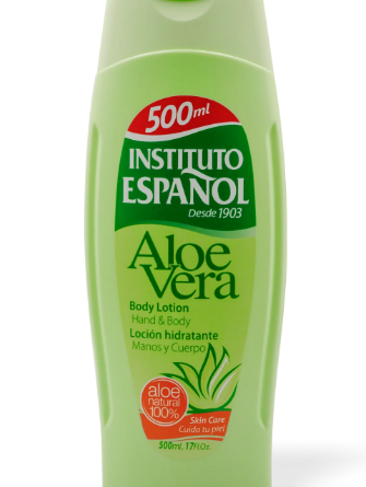 La crema hidratante Aloe Vera del Instituto Español.